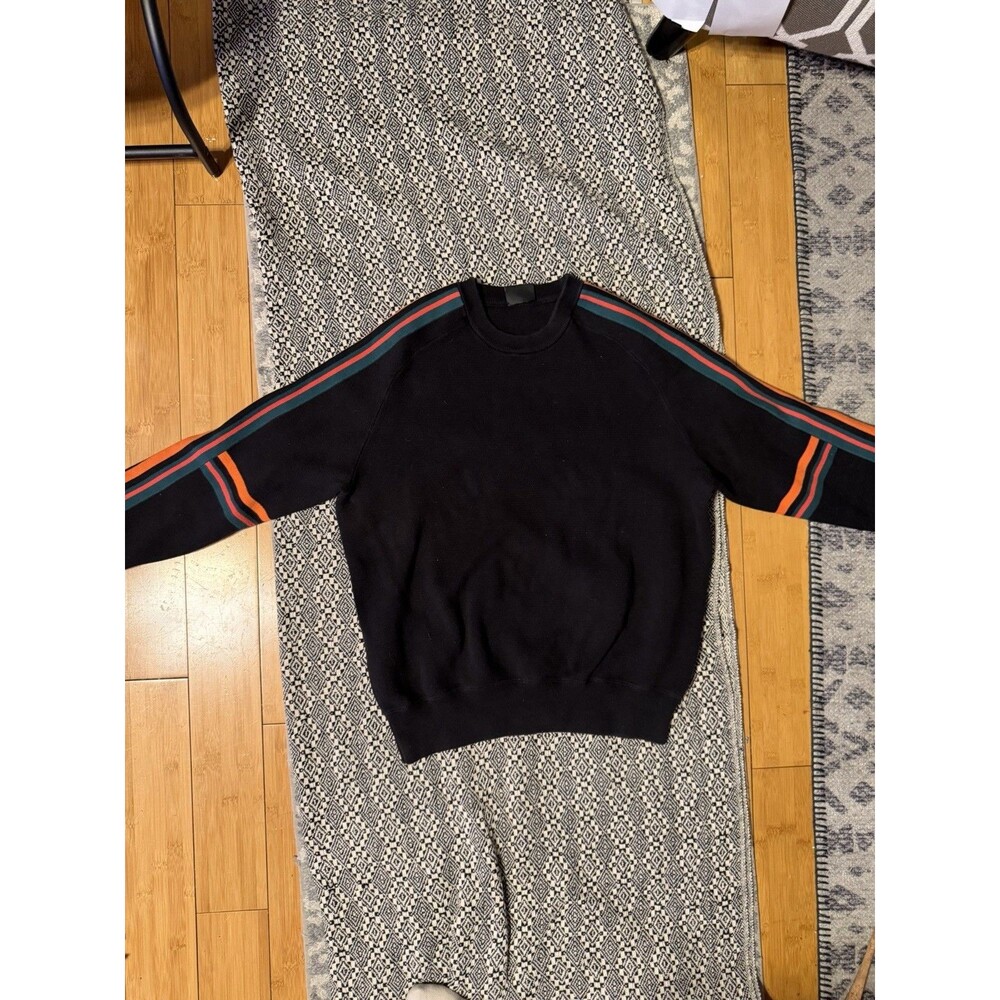 PS Paul Smith Striped Sleeve  Crew Neck Sweater Size L. Retails $695